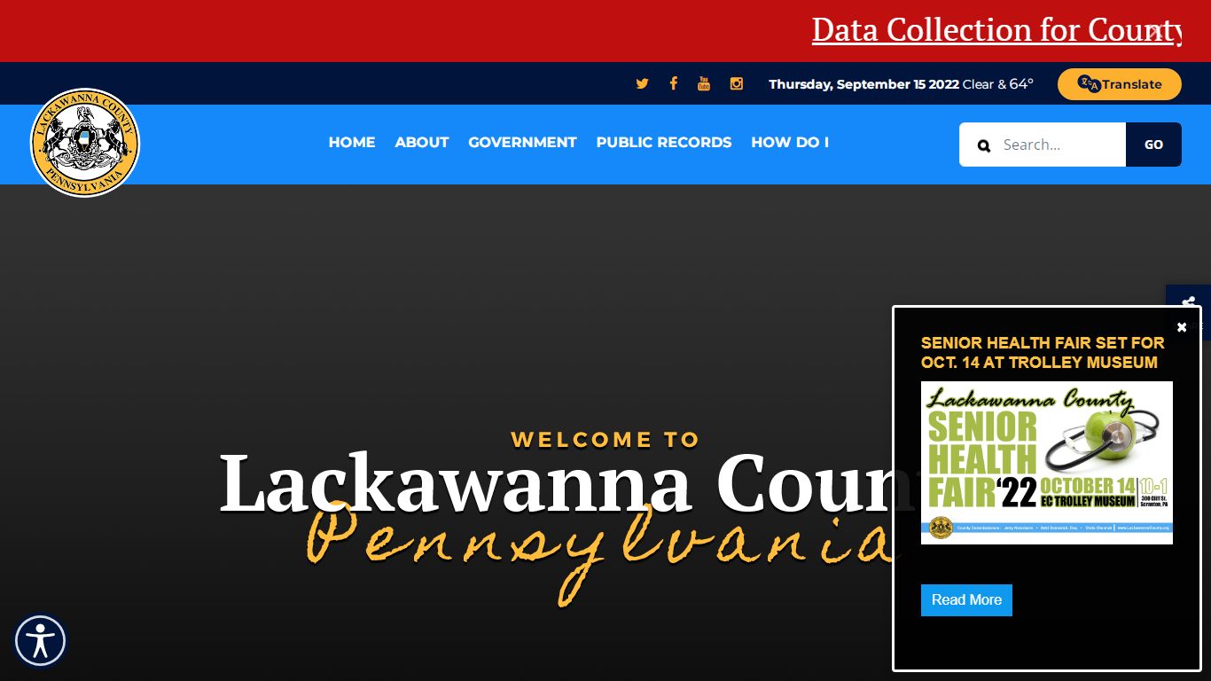 Welcome to Lackawanna County, PA